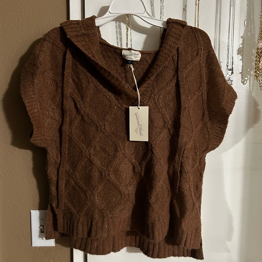 Target Brown Cowl Neck Sweater